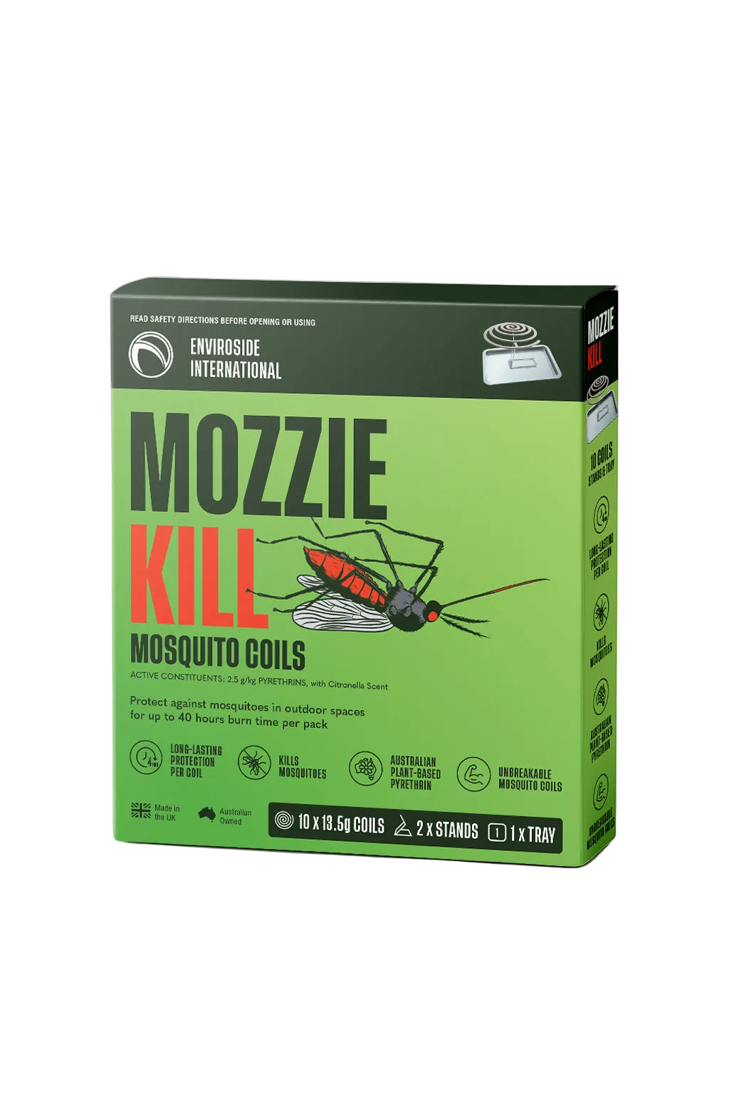 MOZZIE KILL Natural Mosquito Coils – Enviroside International