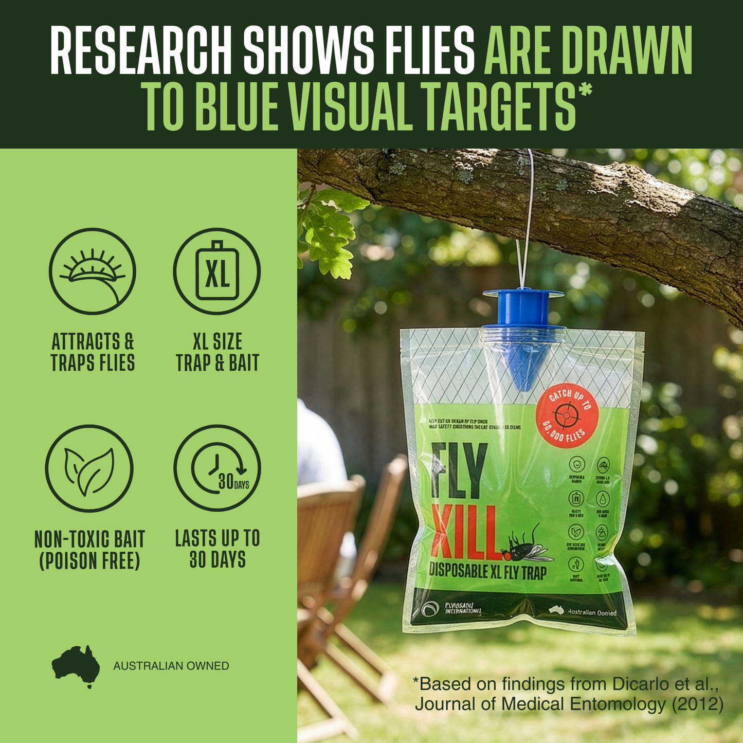 FLYKILL XL Disposable Fly Traps