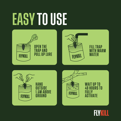 FLYKILL XL Disposable Fly Traps