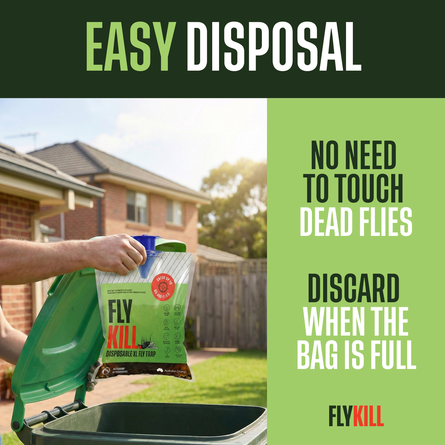 FLYKILL XL Disposable Fly Traps