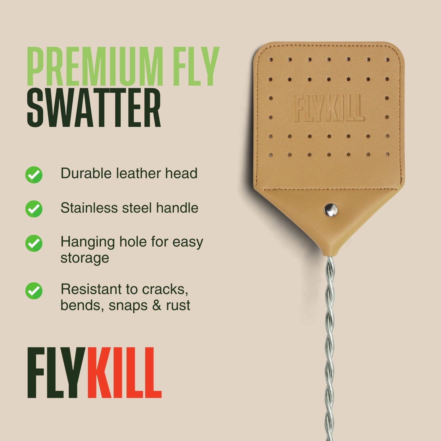 FLYKILL Premium Fly Swatter