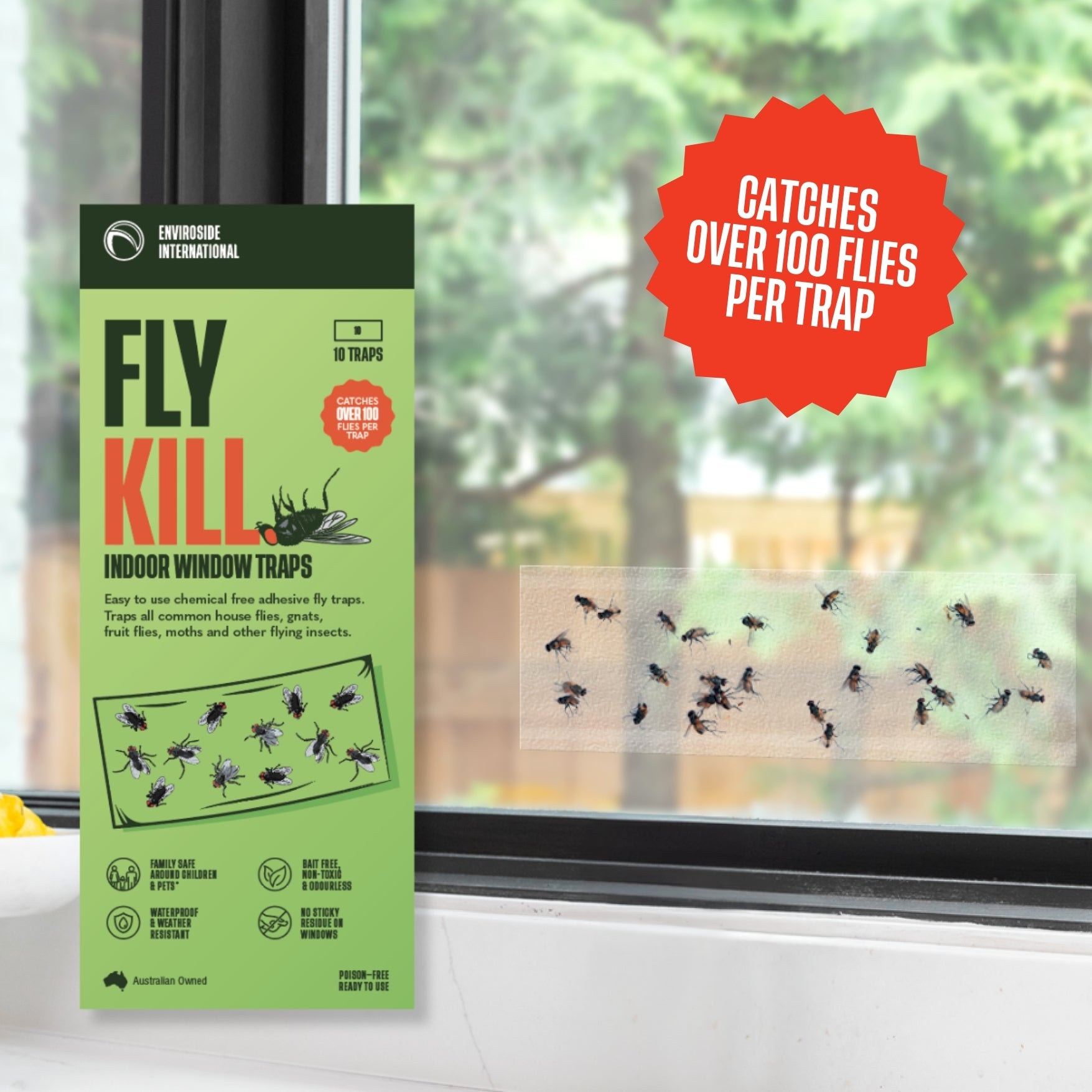 Flykill FLYKILL Indoor Window Traps – Enviroside International - BINKILL