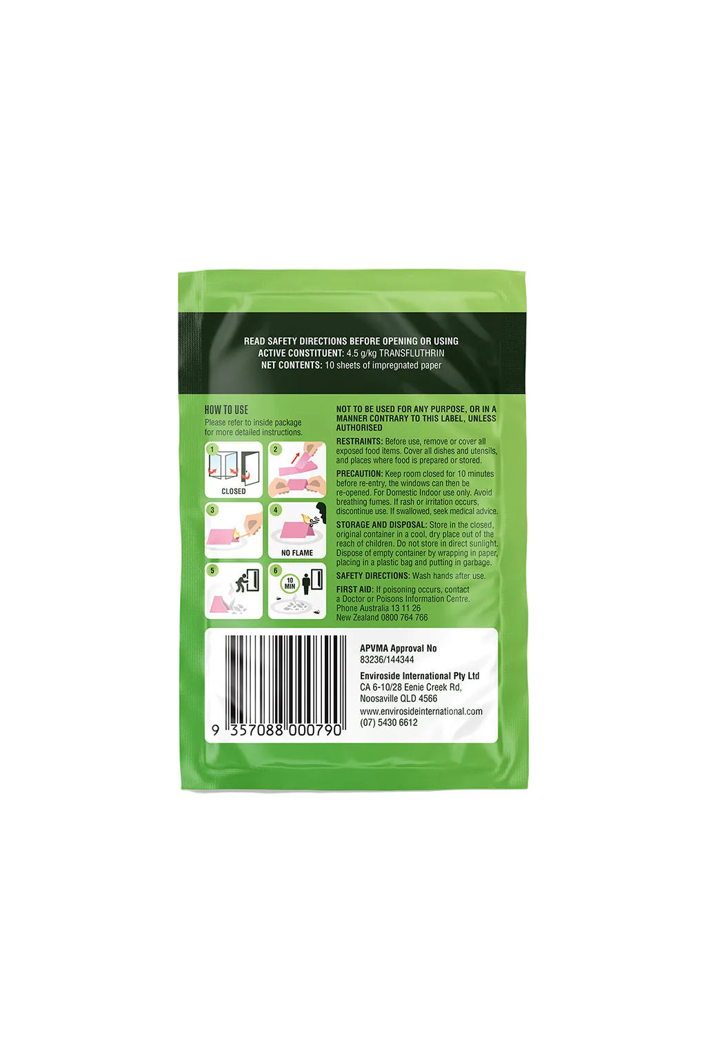 MOZZIE KILL Insecticide Paper