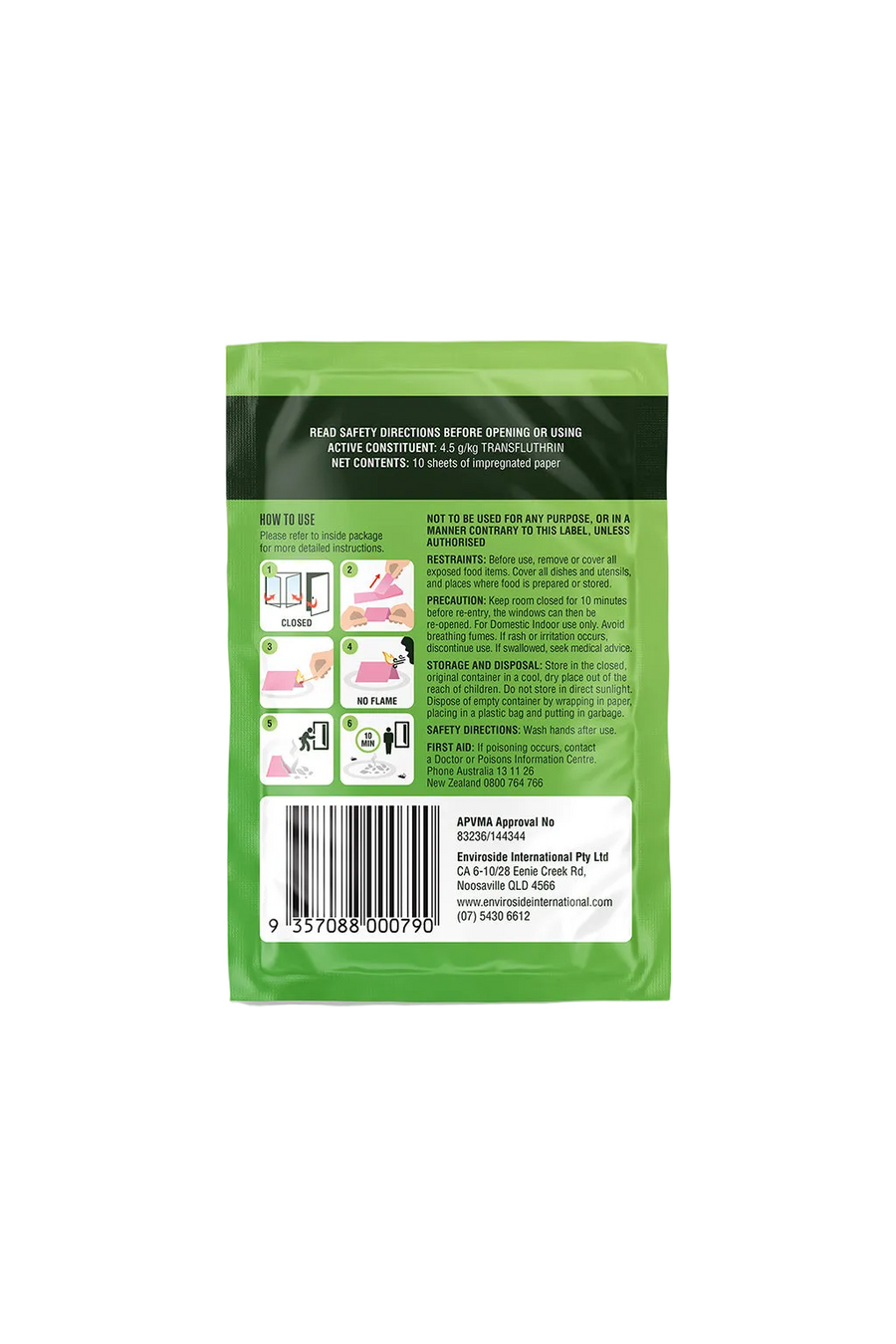 MOZZIE KILL Insecticide Paper