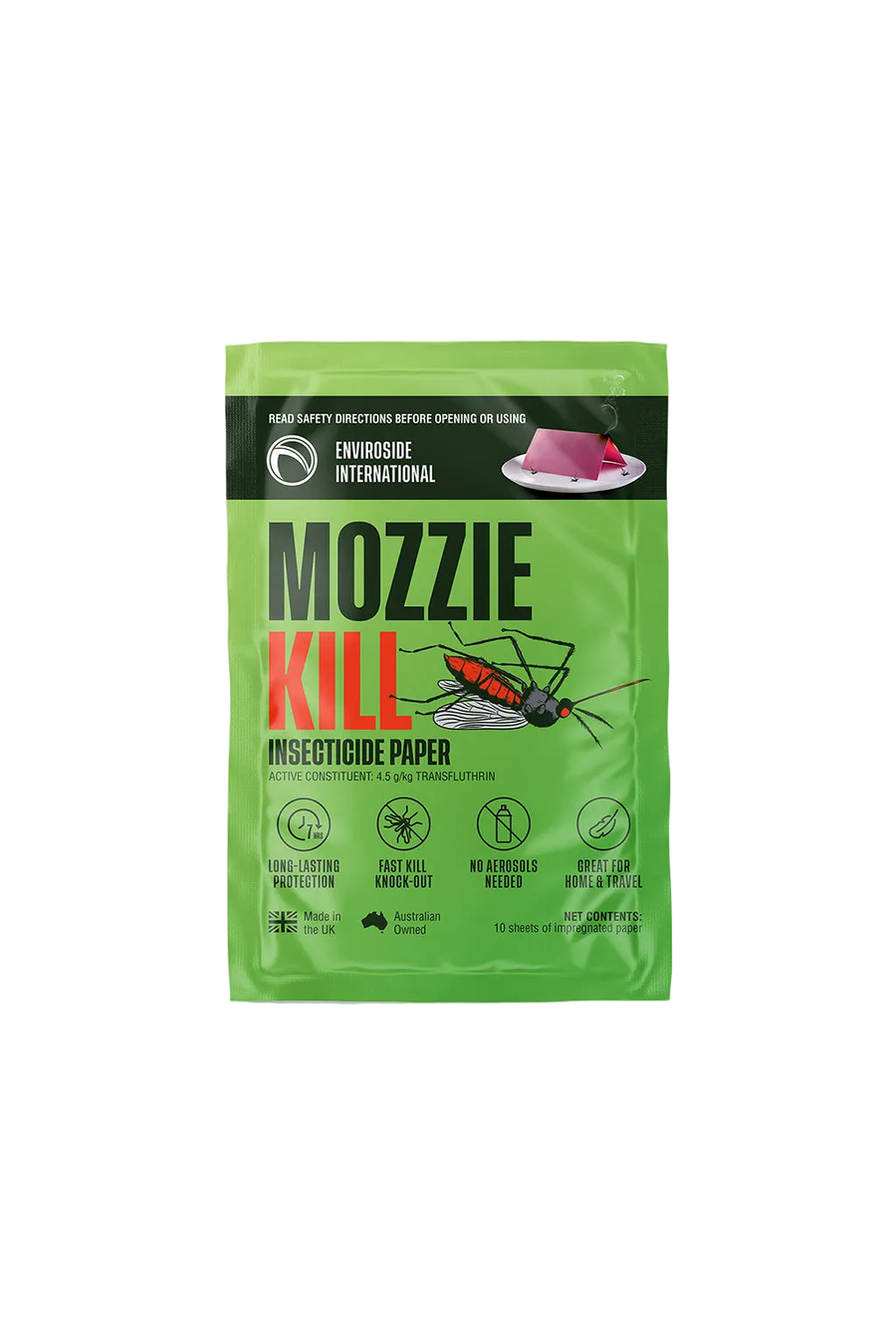 MOZZIE KILL Insecticide Paper